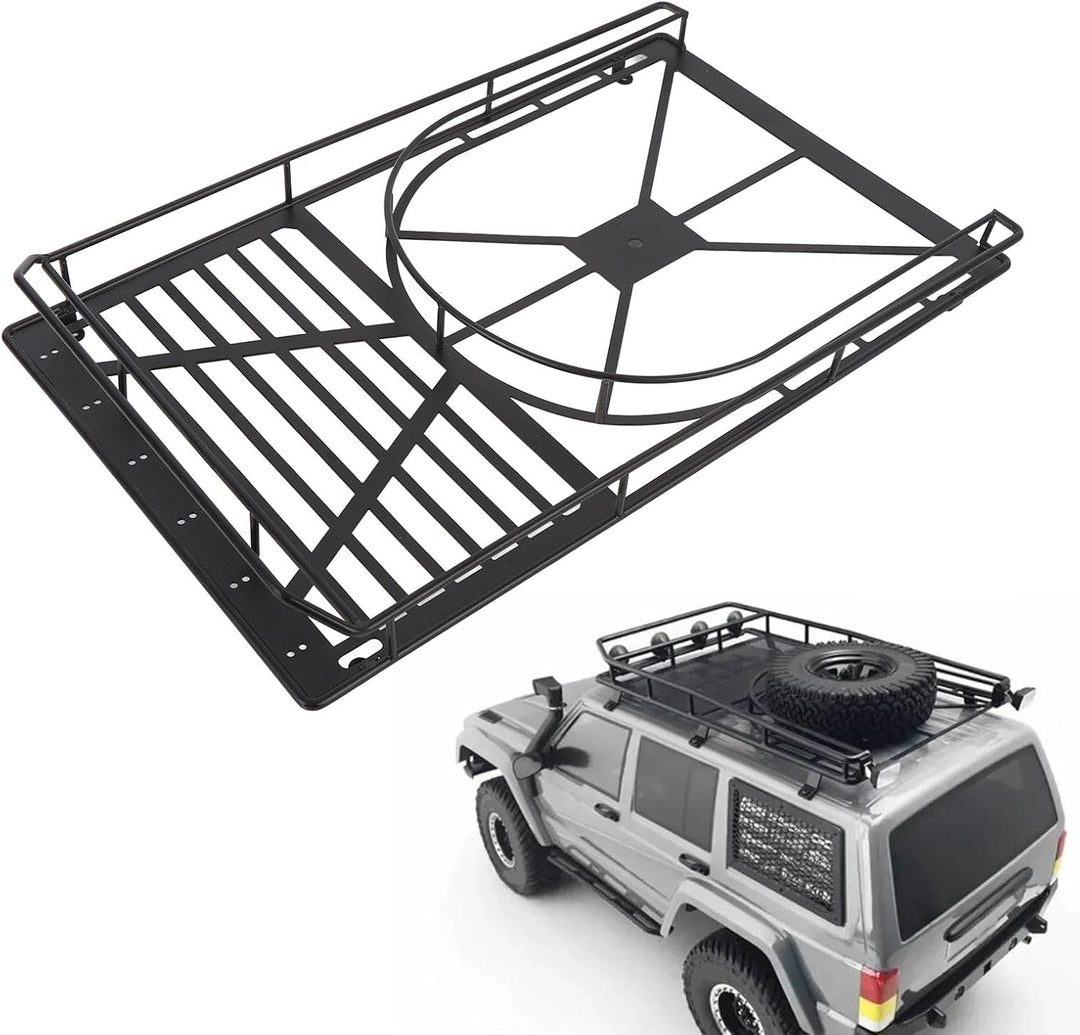Axial SCX6 1/6 RC-Autodach-Gepäckträger aus Metall, Hochfestes, Stilvolles Trage Blech, Rostfrei, Re