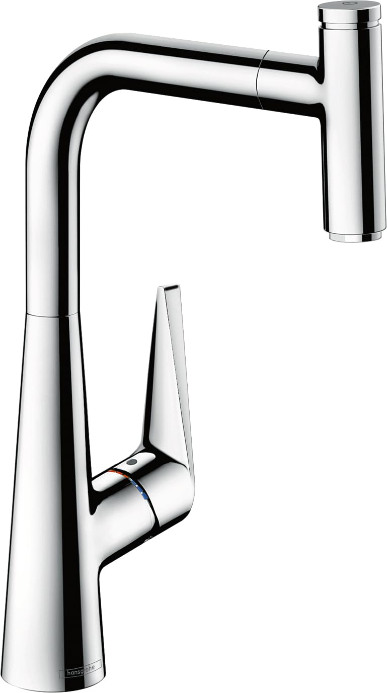hansgrohe Talis Select S Einhebel-Küchenarmatur (Komfort-Höhe 300 mm, mit Ausziehauslauf und Schlauc