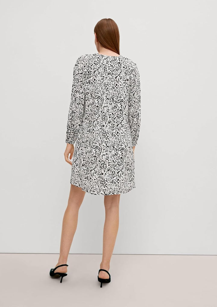 comma Damen Kleid, Schwarz 99c1