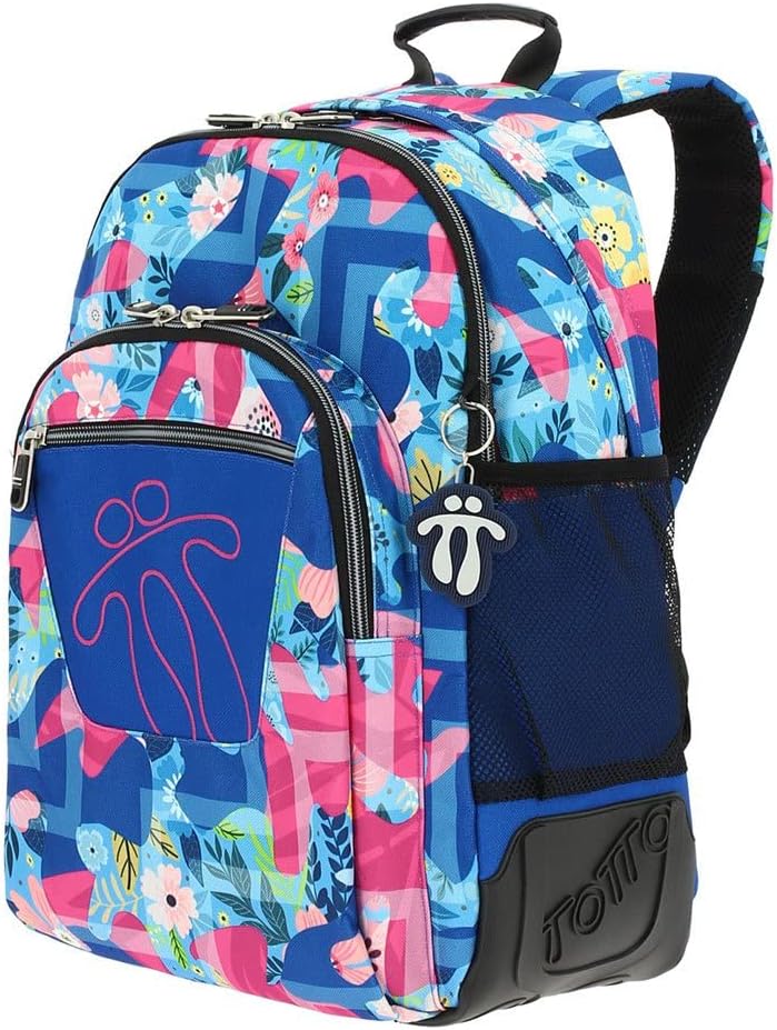 Totto Morral Crayoles Kinder-Rucksack, 44 cm, Mehrfarbig (Multicolor)
