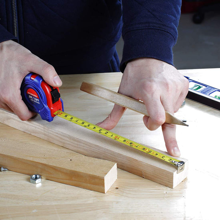 WORKPRO Werkzeugset Universal und Haushalts-Werkzeugkoffer 100-teilig Werkzeugsatz Mechaniker, perfe