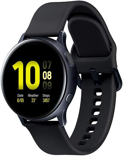 Samsung R835 Galaxy Watch Active 2, eSIM, Aluminium 40mm, Aqua Black, Aqua Black 40mm Bluetooth Uhr