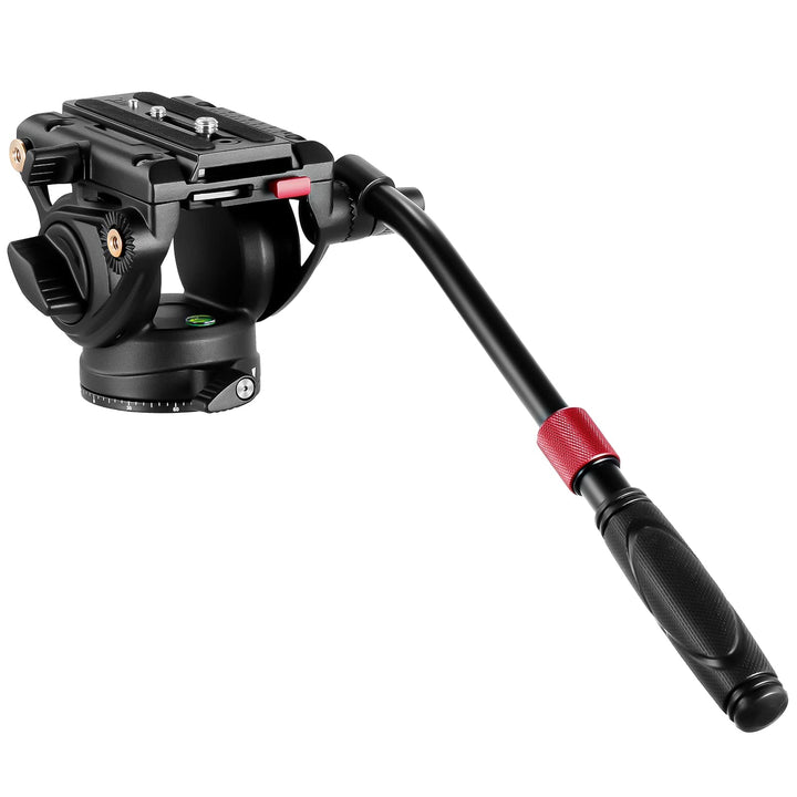 NEEWER Videostativ Fluidkopf mit Schnellwechselplatte, kompatibel mit DJI RS Gimbals Manfrotto, Tele