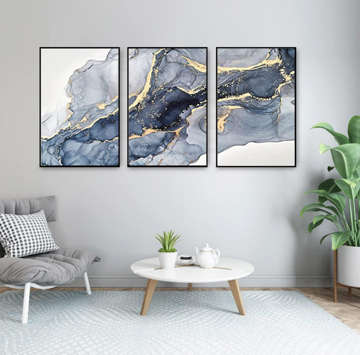 WADBTP Islamische Leinwand Bilder,Islamic Leinwand Malerei,Marble Background Allah Islamic Arabic Ca