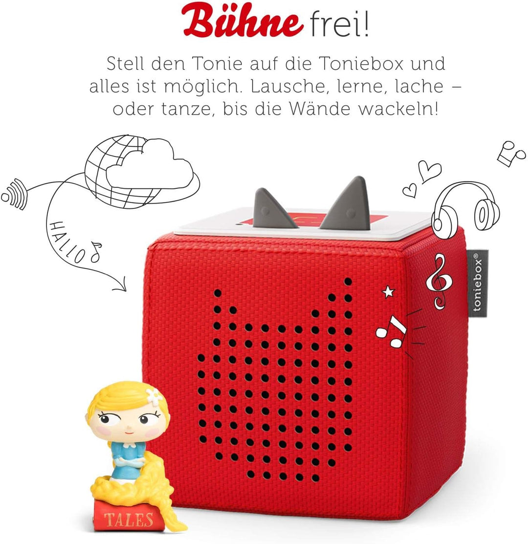 tonies Hörfiguren - 5 Lieblings Märchen Figur: Rapunzel, Froschköing, Hänsel und Gretel, der Wolf un