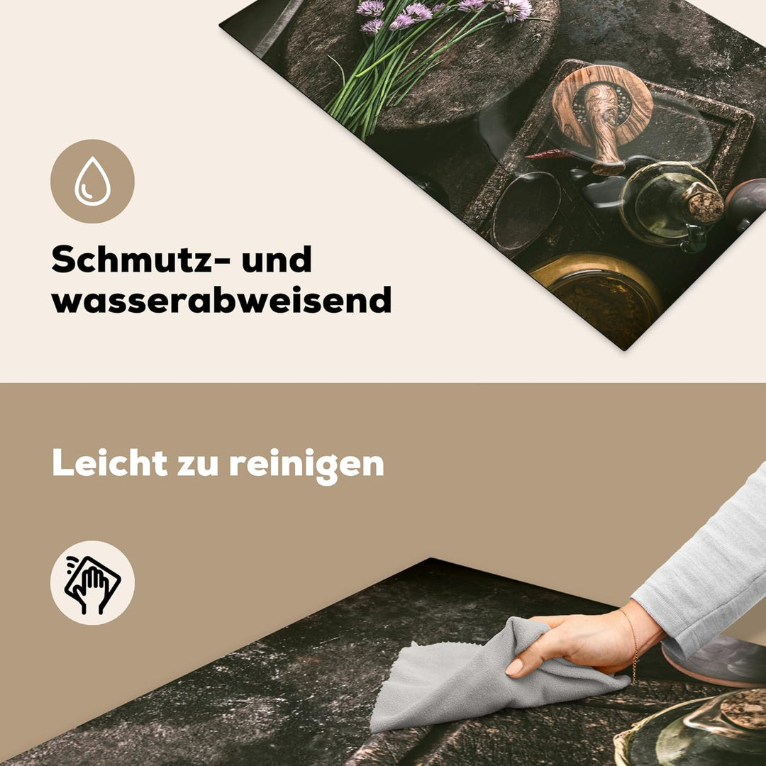 Herdabdeckplatte Einteilig Ceranfeld Abdeckplatte Küche Deko Ceranfeldabdeckung Herdabdeckung Indukt