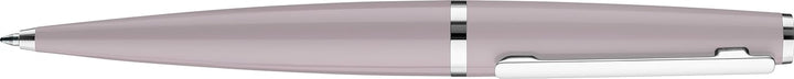 Otto Hutt Kugelschreiber D06 Aluminium Flieder-Platin 13,8cm, Minengrösse M, Schriftfarbe Blau, 001-