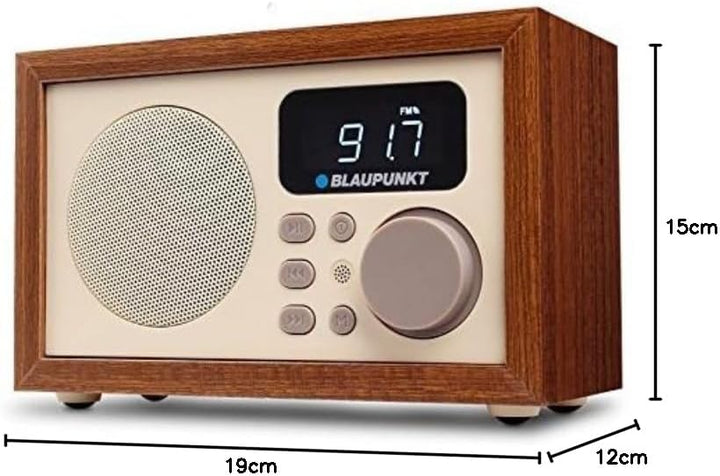 Blaupunkt HR5BR Radiowecker (MP3, microSD, USB, AUX, LCD-Display, Remote Control)