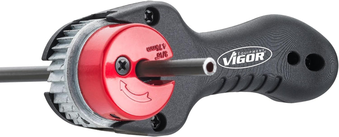 ViGOR Bremsleitungs-Ratschenrohrschneider V6917 | Mit Ratschen-Mechanismus | Für Bremsleitungen bis