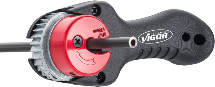 ViGOR Bremsleitungs-Ratschenrohrschneider V6917 | Mit Ratschen-Mechanismus | Für Bremsleitungen bis