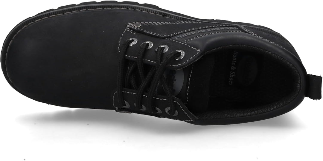 Dockers by Gerli Herren Schnürstiefeletten, Männer Schnürschuhe 40 EU Schwarz 100, 40 EU Schwarz 100