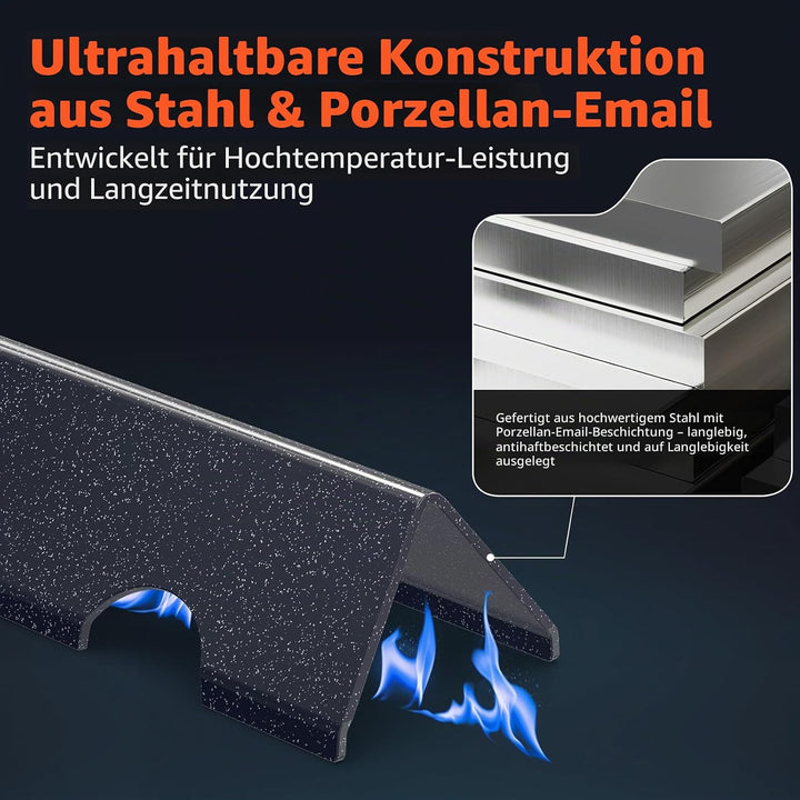 QuliMetal Aromaschienen für Weber Genesis II/LX 300, passend für Genesis II E310, II E315, II E335 (