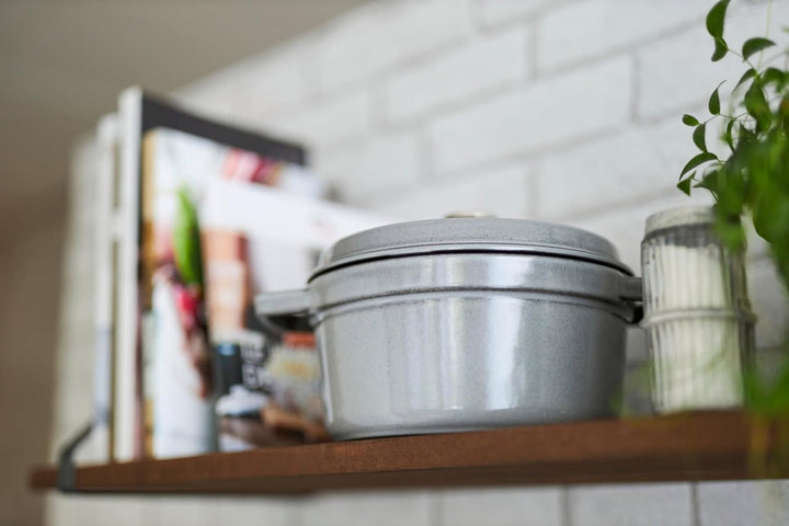 STAUB Gusseisen Bräter/Cocotte, Rund 14 cm, 0,8 L, Aromaregen Funktion, Für alle Herdarten geeignet,