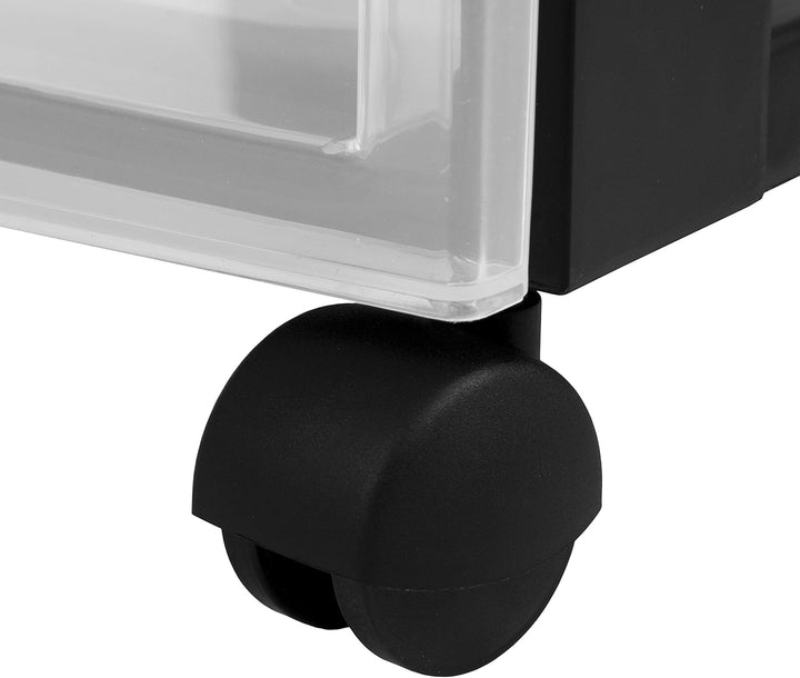 Iris Ohyama, Schubladenschrank auf Rollen, 12 Schubladen mit 7 L, mit Rollen, ergonomische Griffe, B