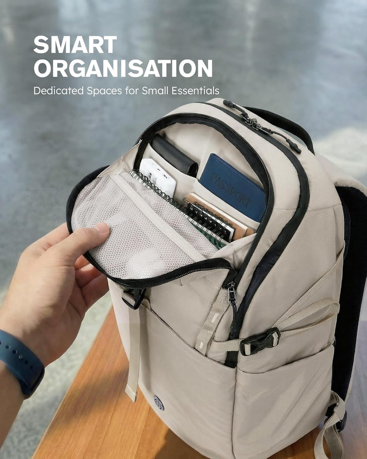 Tolaccea Reiserucksack Handgepäck Flugzeug 30L - Business Rucksack mit 15,6 Zoll Laptopfach, Arbeits