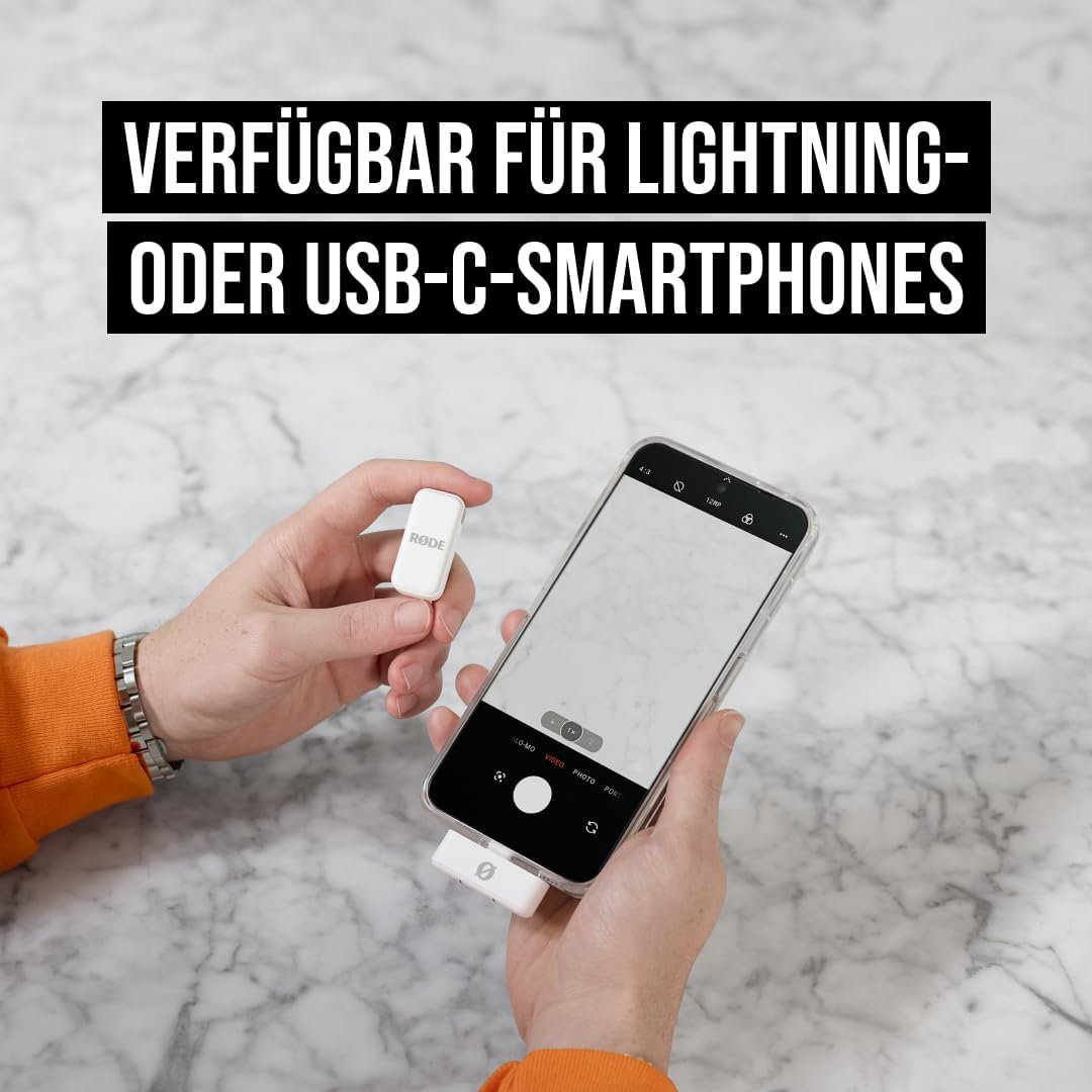 RØDE Wireless Micro - Kompaktes drahtloses Mikrofon, Zwei Mikrofone mit Ladekoffer für die Erstellun
