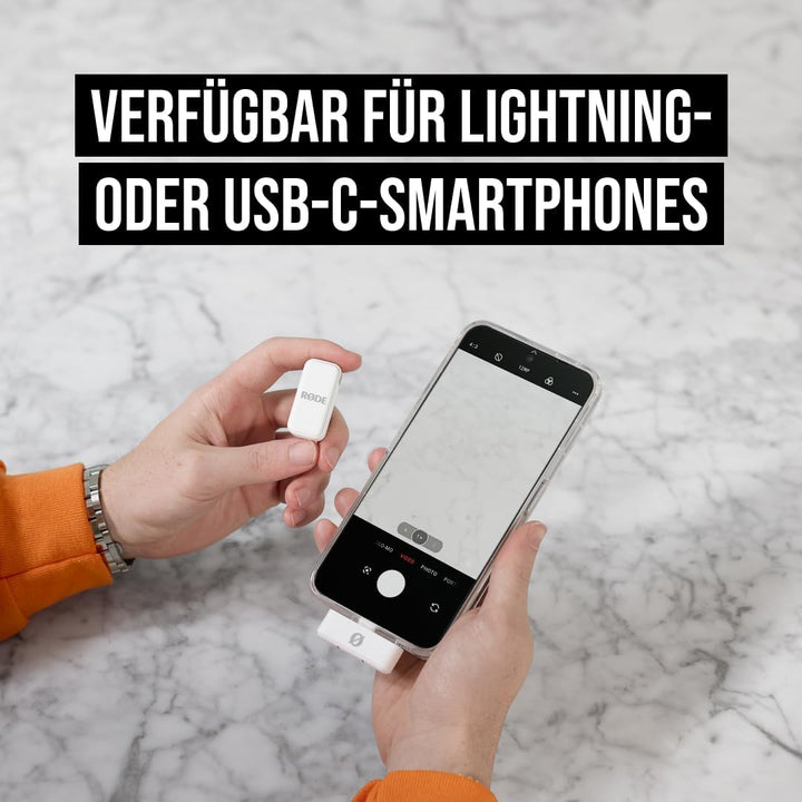 RØDE Wireless Micro - Kompaktes drahtloses Mikrofon, zwei Mikrofone mit Ladekoffer für die Erstellun