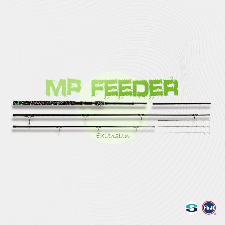 Zeck MP Feeder Extension 3,20-3,60m - Feederrute zum Fangen von Köderfischen, Angelrute zum Feederan