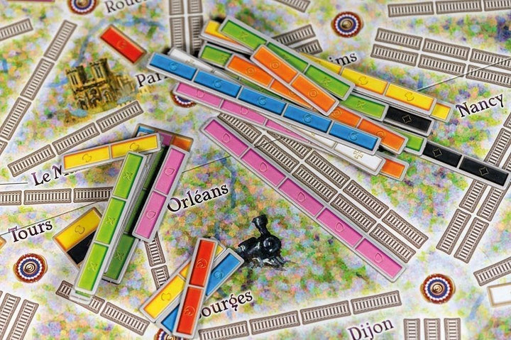 Days of Wonder | Zug um Zug – Frankreich | Map-Erweiterung | Familienspiel | Brettspiel | 2-6 Spiele