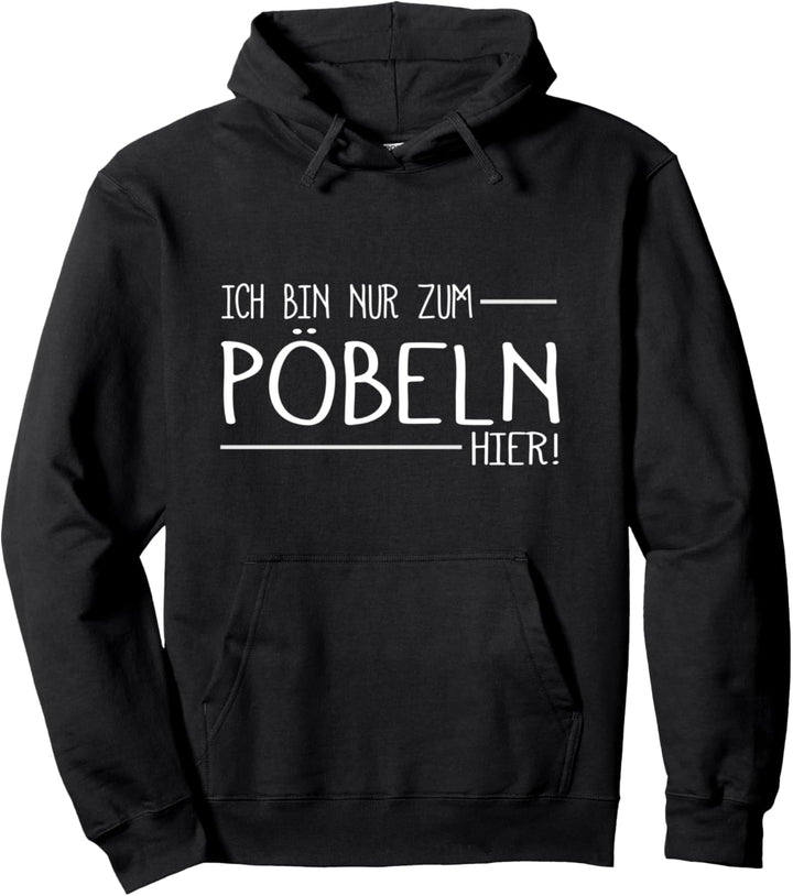 Ich Bin Nur Zum Pöbeln Hier Opa Frau Spass Sarkasmus Ironie Pullover Hoodie