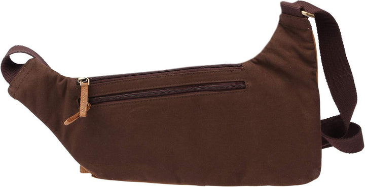 Greenburry Vintage Umhängetasche Leder Braun 26cm x 7cm x 43cm