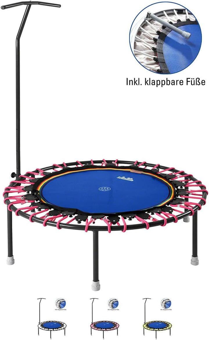 Trimilin Trampolin Jump 111 Vario, inkl. T-Haltestange Pink, Pink