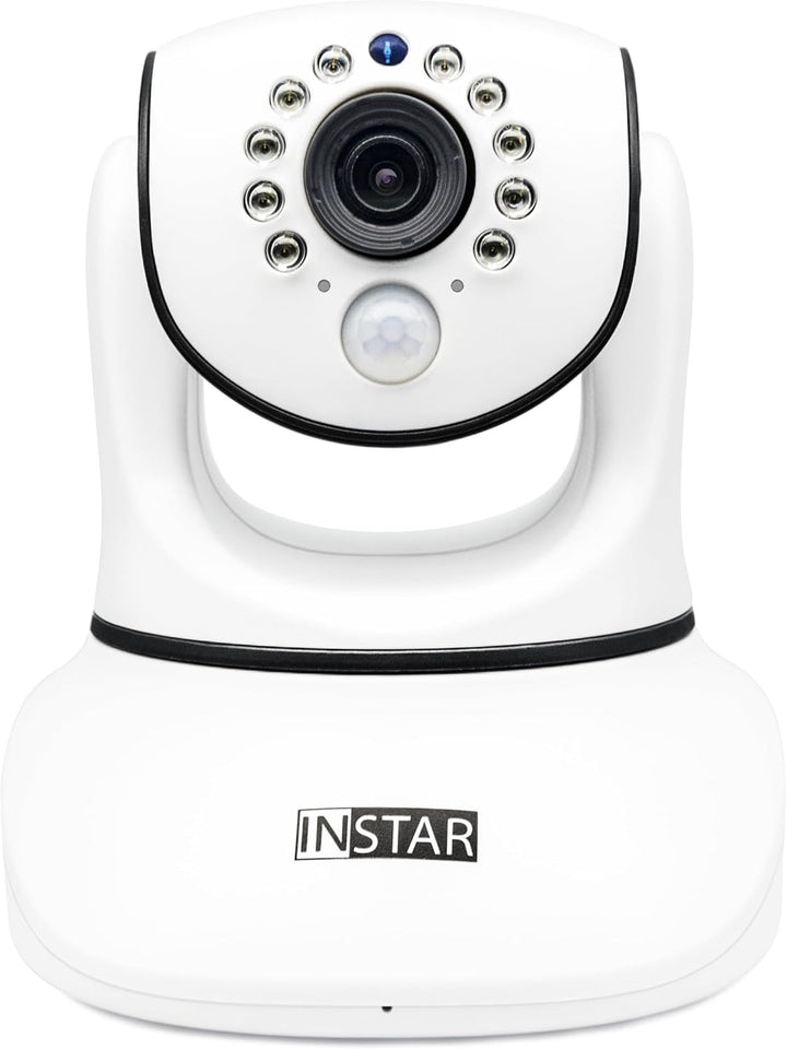 INSTAR IN-8415 2K+ weiss - LAN/PoE/WLAN Überwachungskamera mit KI (AI) - steuerbare IP Kamera - WPA3