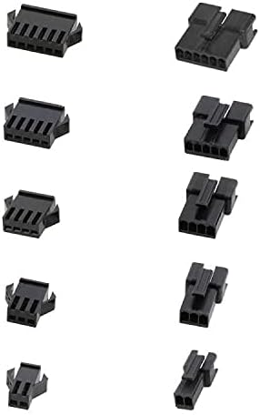 Ruidee 740 Stück 2.5mm 2 3 4 5 6 Pin JST SM Anschluss Männlich und Weiblich Stecker Gehäuse Adapter