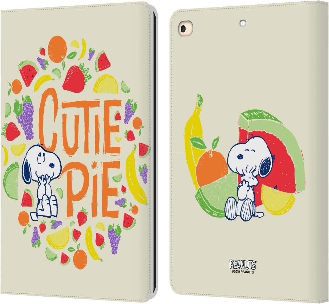 Head Case Designs Offizielle Peanuts Suesser Snoopy Naturgemaess Suess Leder Brieftaschen Handyhülle