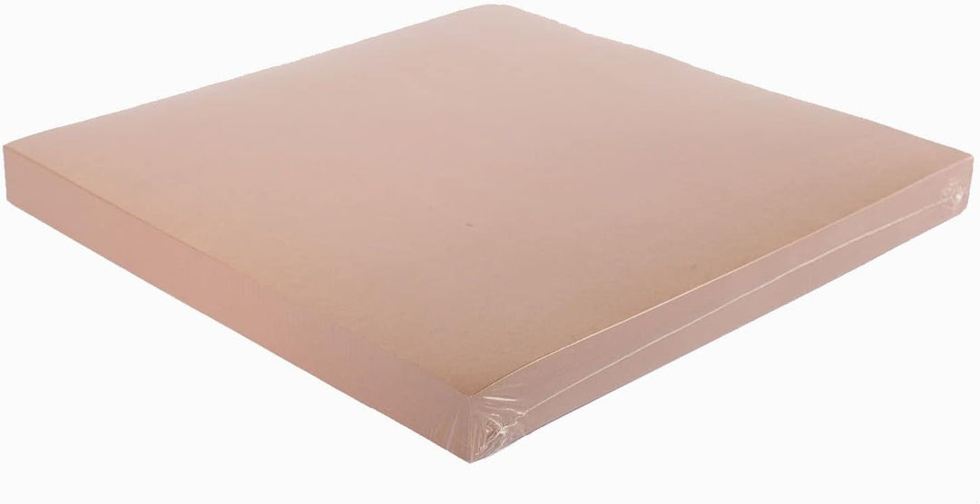 Vaessen Creative Florence Cardstock Papier, Kraft Braun, 200 Gramm/m², Quadratisch, 30,5 x 30,5 cm,