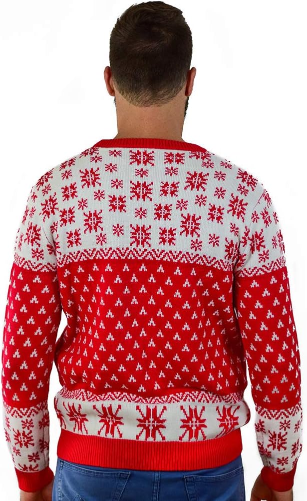 Pullover Herren Damen Strickpullover Weihnachtspullover Herren Damen T-Rex Sweater M Multicolor, M M
