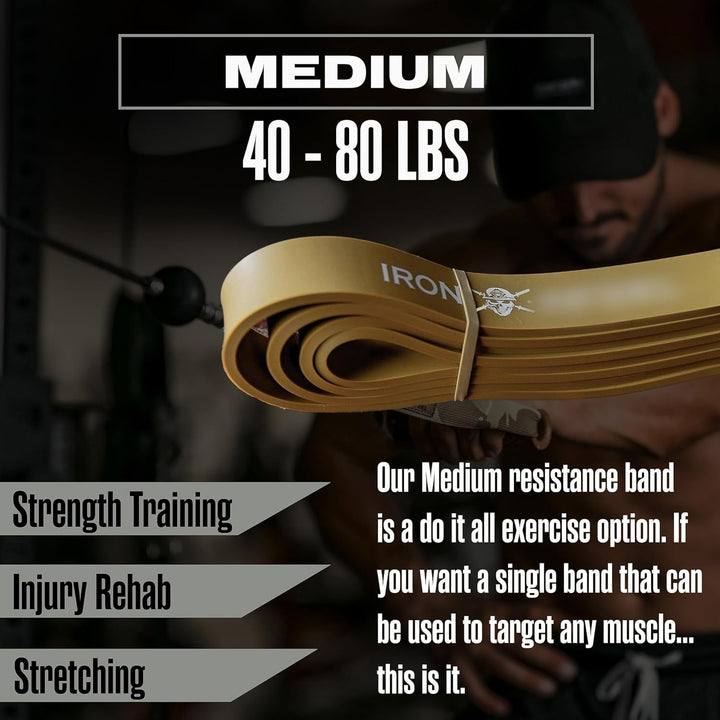 Iron Infidel Pull-Up-Hilfsbänder zum Trainieren – Widerstandsbänder-Set für Männer, Übung, Training,