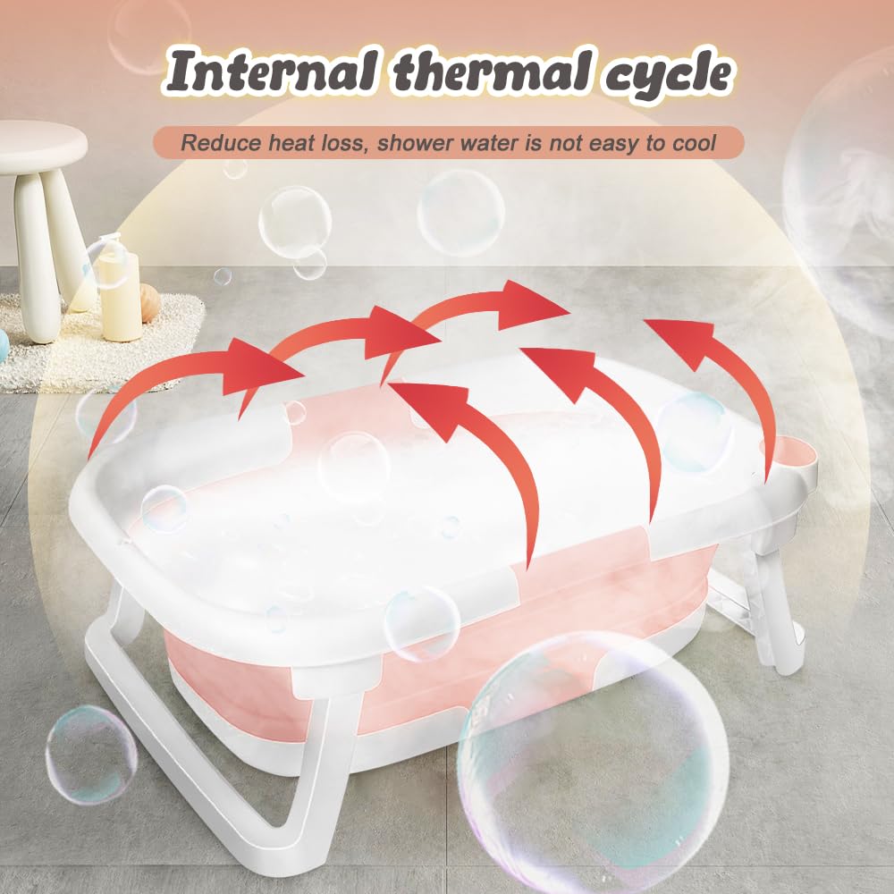 Collapsible Baby Bathtub-Baby Bathtub Foldable - Foldable Bathtub Baby- Baby Bath Insert - Baby Bath