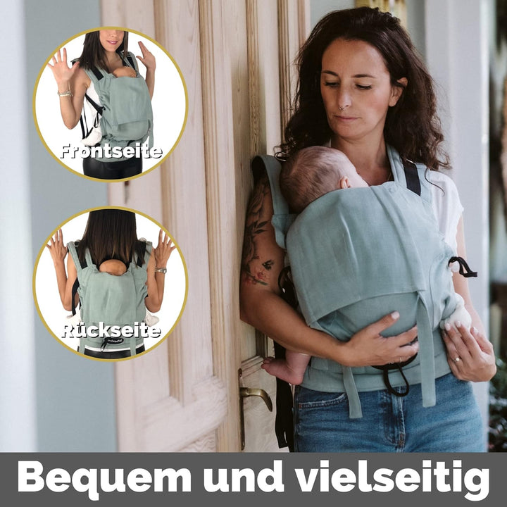 Amarsupiel - Babytrage Ergonomisch Von 4 bis 6 Monaten bis 3 oder 4 Jahre - Bequem und Einfach Anzup