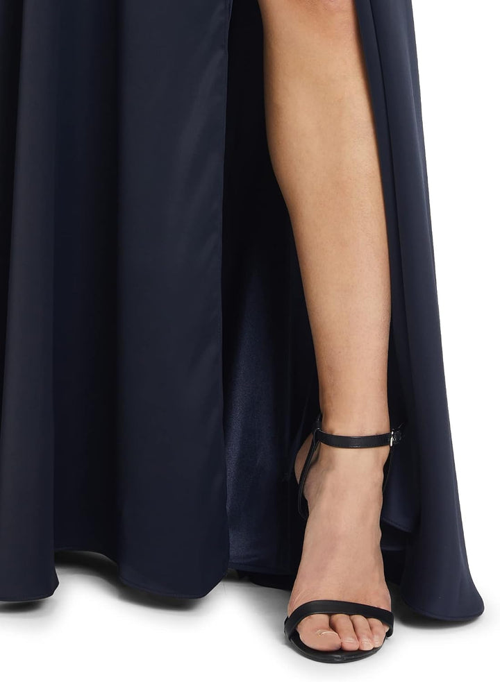 Vera Mont Damen 0256/4067 Kleid 32 Blau, 32 Blau