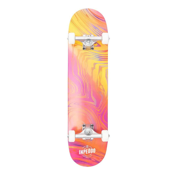 Inpeddo Skateboard Komplettboard Basic Blurred 7.75" (red orange)