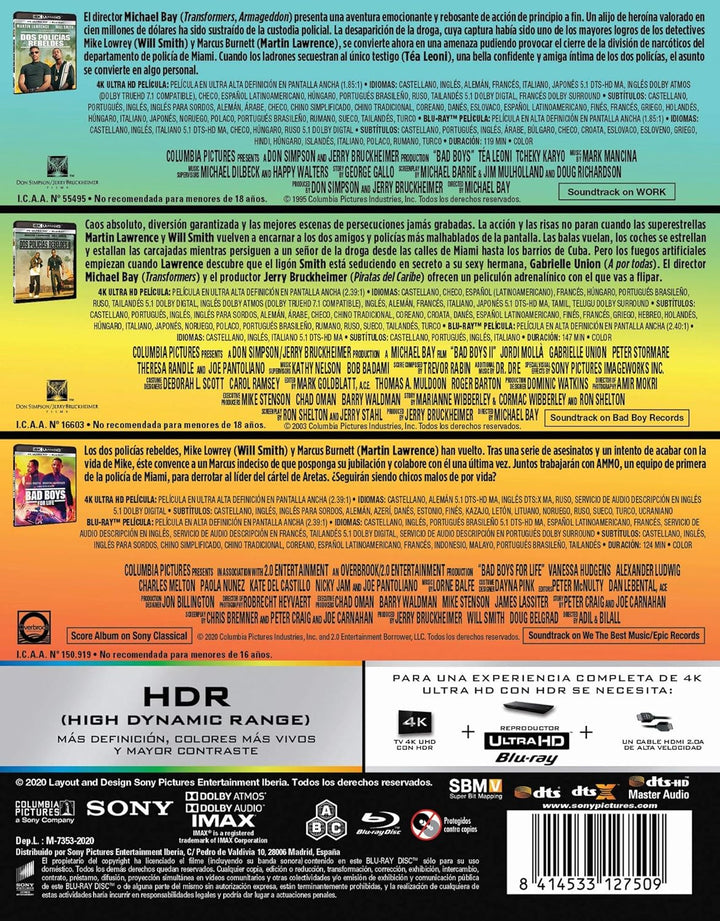 Bad Boys Pack 1-3 UHD - BD