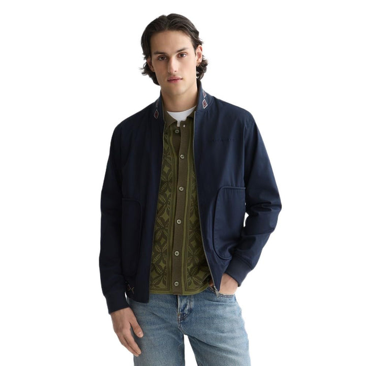 Scotch & Soda Herren Reversiible Bomber Jacket S SKY CAPTAIN 401, S SKY CAPTAIN 401