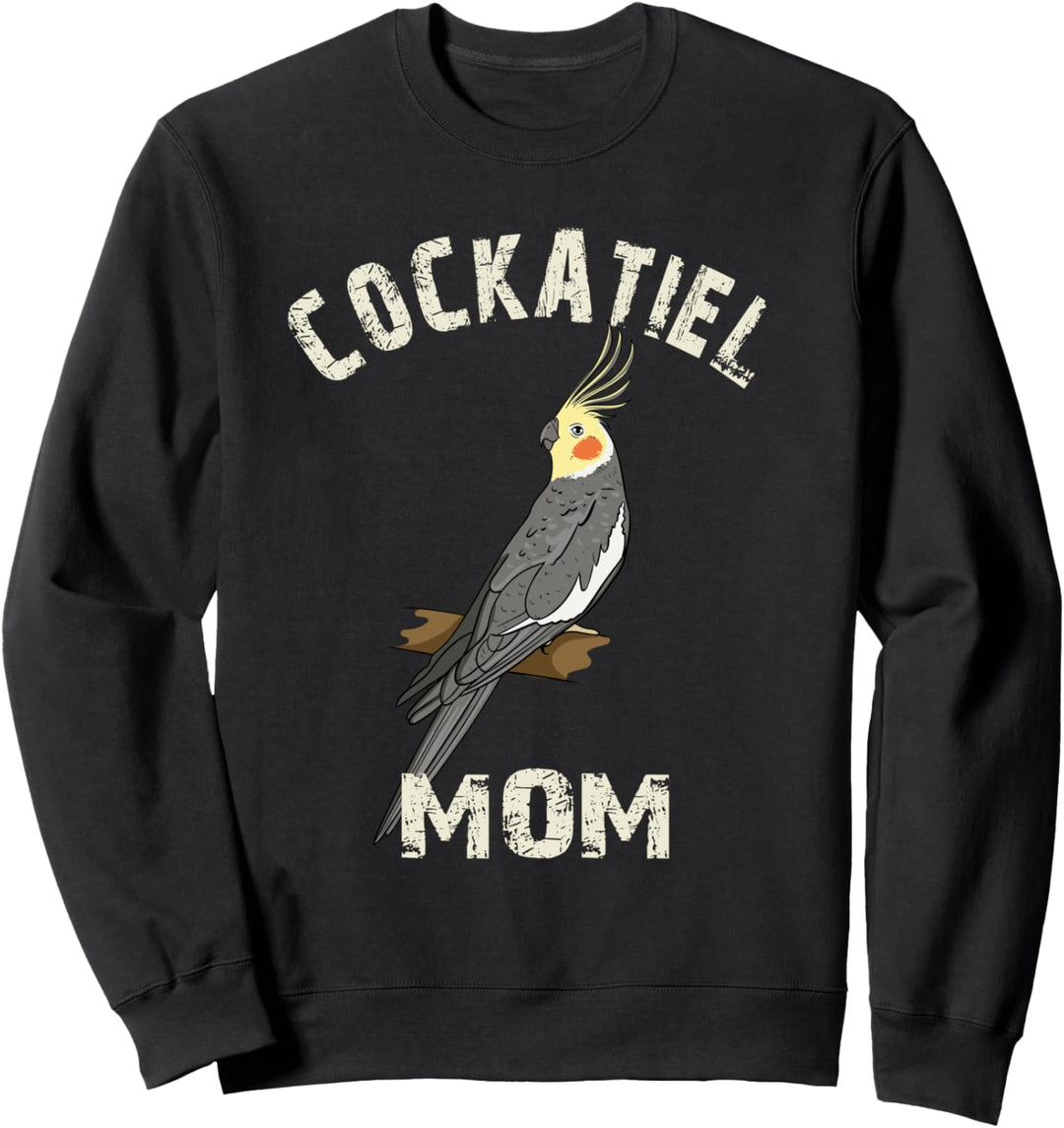 Cockatiel Mama Geschenk Nymphensittich Papagei Vogelbesitzer Sweatshirt