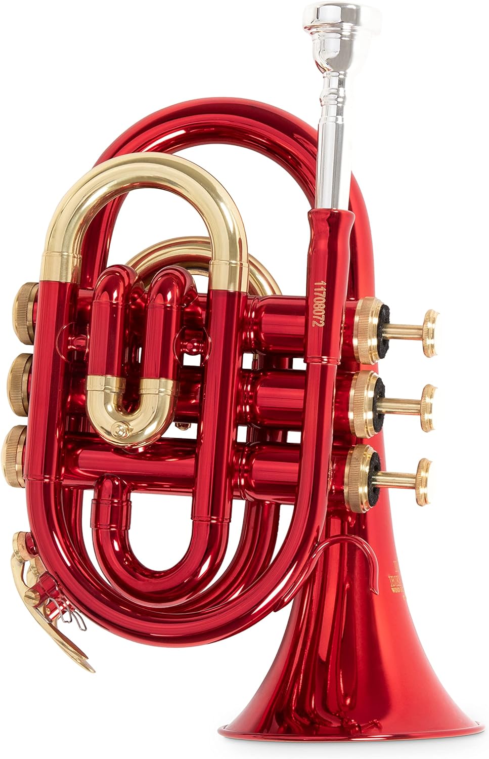 Roy Benson Bb Taschen -Trompete MOD.PT-101R rot lackiert, inkl. Etui, PT-101R
