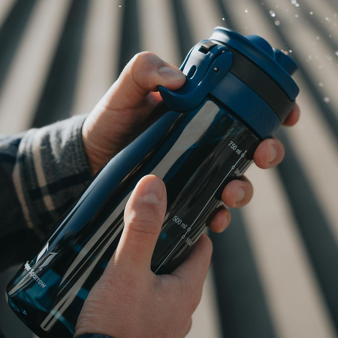 Super Sparrow Trinkflasche - Tritan Wasserflasche - 500ml, 750ml, 1000ml - BPA-frei - Ideale Sportfl