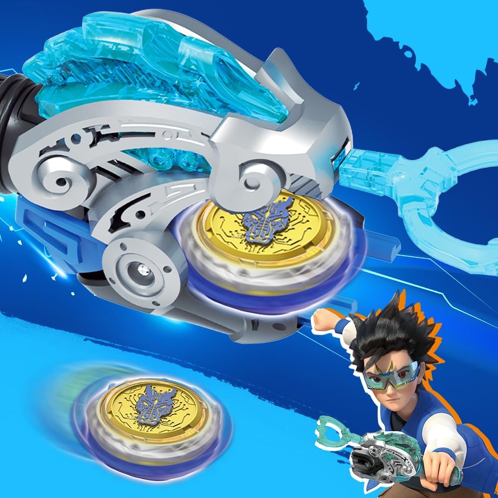 INFINITY NADO Kreisel für Kinder Metall Spielzeug Jungen, Battle Tops Kreisel Launcher Spielzeug, Sp