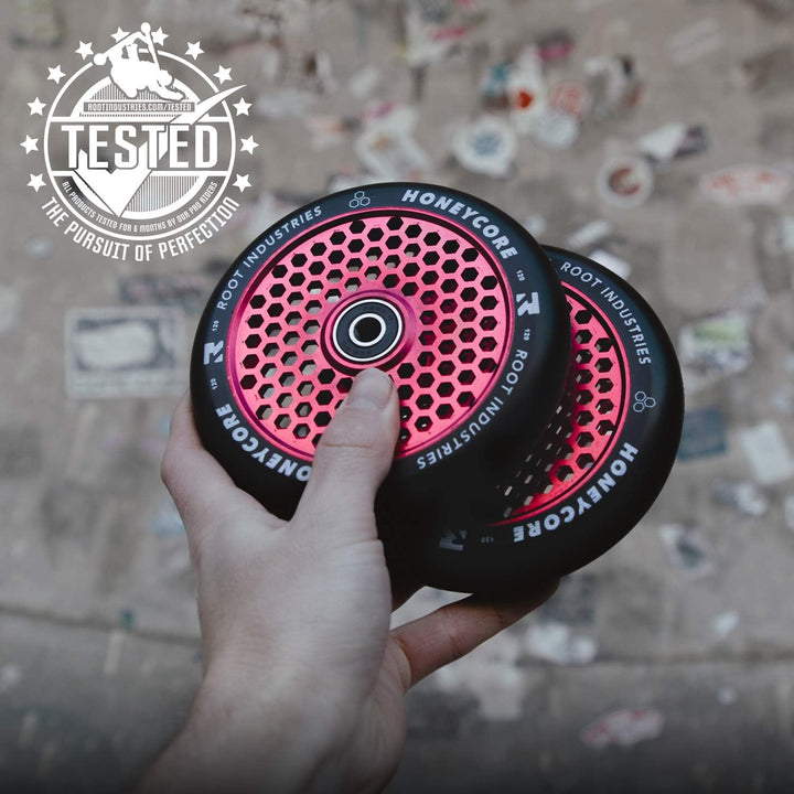 Root Unisex – Erwachsene Honeycore Scooter-Räder, Rot, 110mm Rot 110mm, Rot 110mm