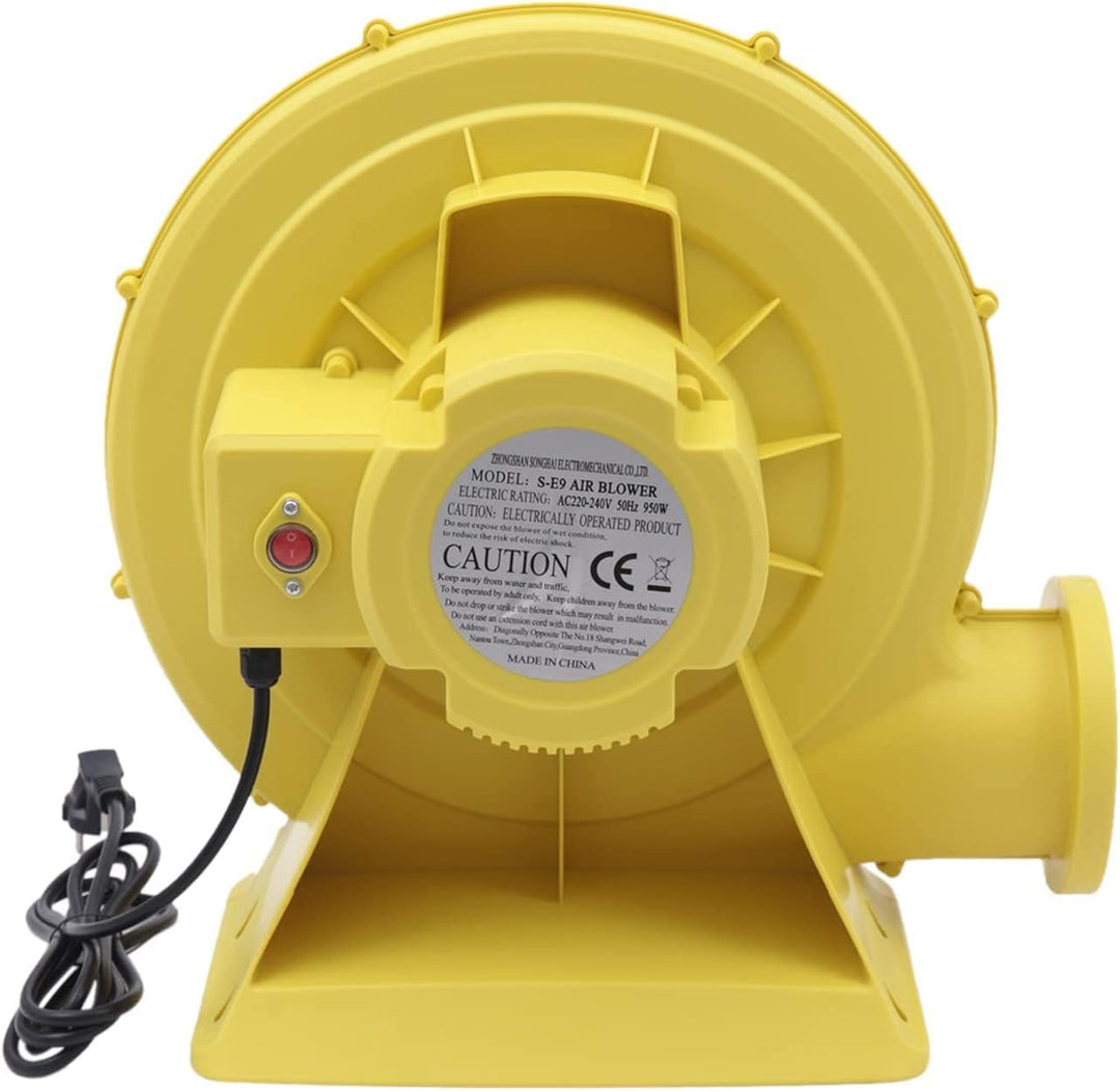 Gebläse Hüpfburg 350W/450W/950W - Elektrische Gebläse mit grossem Boden und Luftöffnung BaulüfterTur