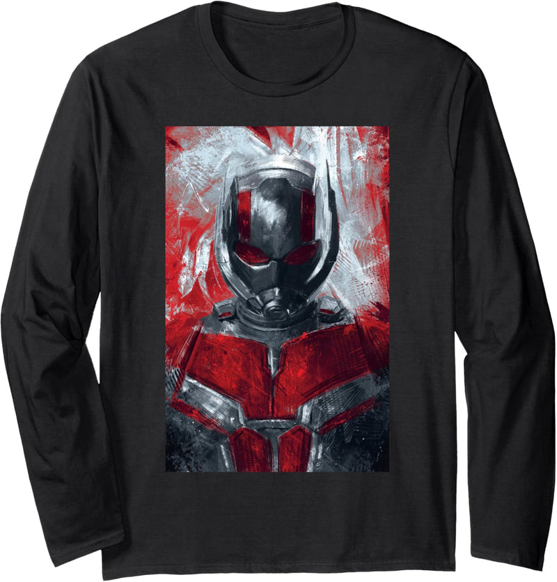 Marvel Avengers Ant-Man Red Painted Portrait Langarmshirt