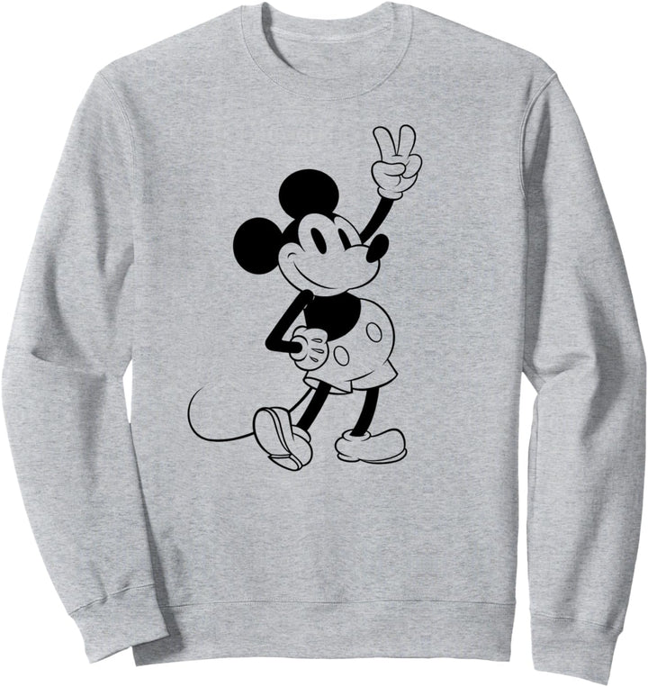 Disney Mickey And Friends Mickey Mouse Simple Outline Sweatshirt