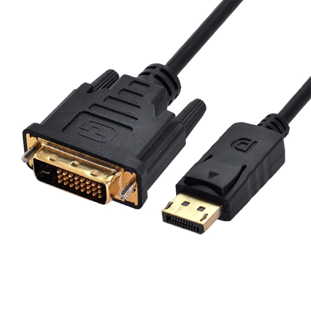 xiwai DP-Stecker-Quelle auf DVI-Stecker, DisplayPort Single-Link-Videokabel, für DVI-Monitor 1,8 m D