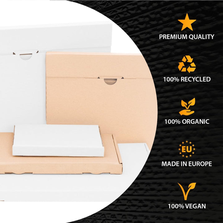 verpacking Kalenderverpackung 350 x 250 x 20 mm Weiss [Grösse und Stückzahl wählbar] simple Faltart