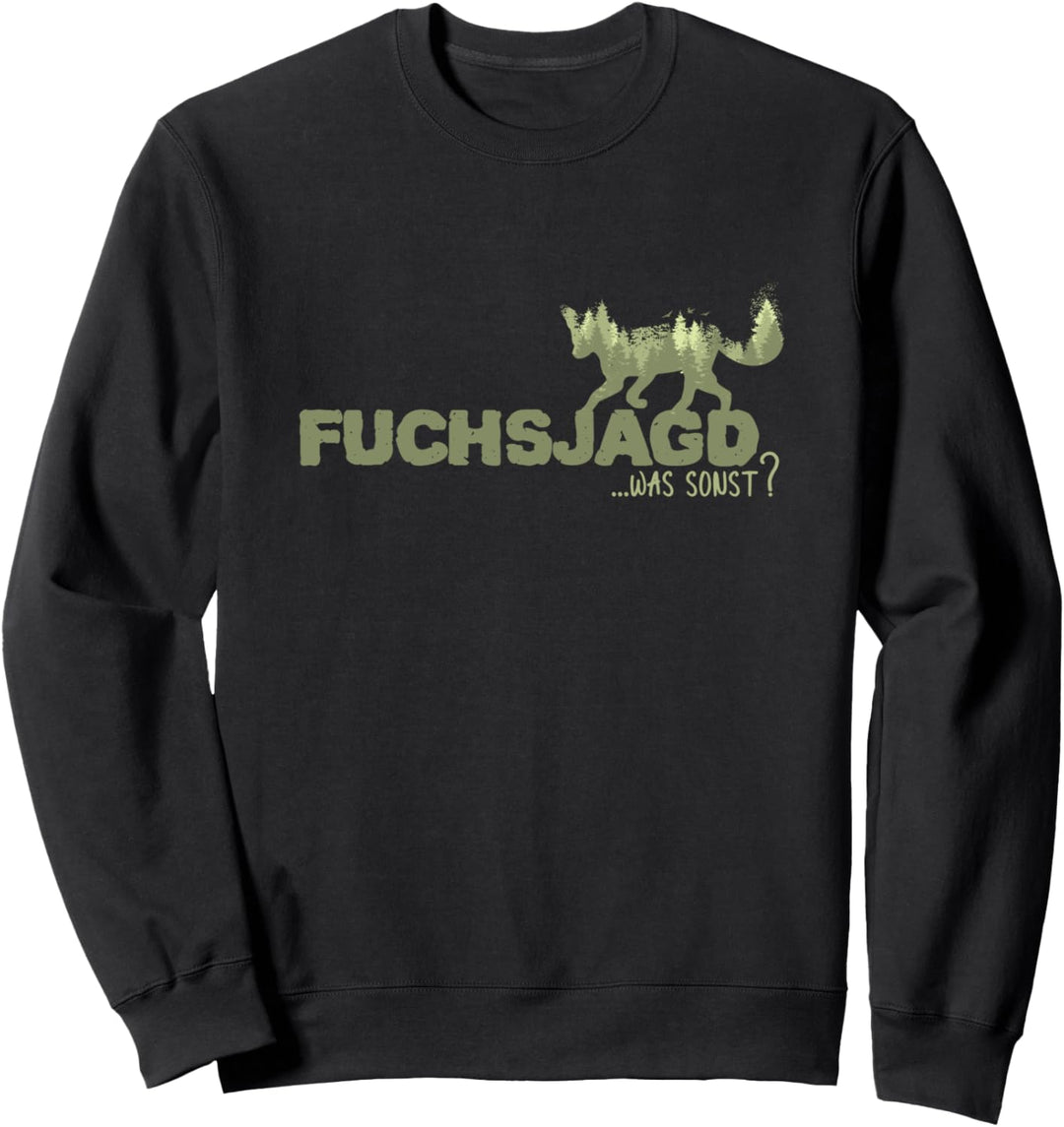 Fuchsjagd mit Fuchsfigur Kapuzenjacke Sweatshirt