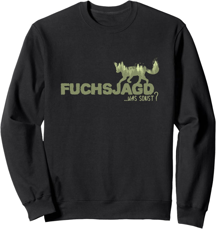 Fuchsjagd mit Fuchsfigur Kapuzenjacke Sweatshirt